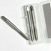 Set Tap Manual Thales T201 HSS Straight Flute Bright Coated M3-M12, 3 pcs per set untuk pekerjaan logam