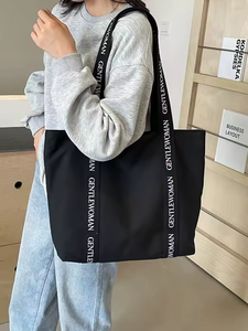 Custom <b>Large</b> Beach <b>Gift</b> Shopping Handle Blank Sublimation Tote Custom Printed Logo Ropehandle Cotton Canvas <b>Bag</b> - Product Image 5