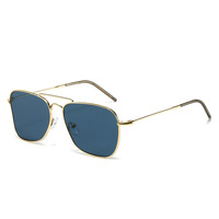 XY-40013 2024 Nouveaux lunettes de soleil double pont pour femmes et hommes, anti-éblouissement, anti-reflets, UV400, lunettes de soleil tendance