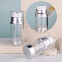Flacon de lotion de haute qualité 100ml 120ml 150ml avec bouchon à vis et pompe, forme cylindrique, transparent, rechargeable pour lotion corporelle
