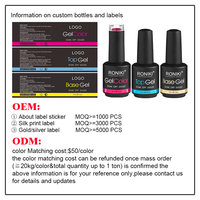 RONIKI Crackle Gel Vernis Couleur Hybride Vernis Gel Laque Soak Off Semi Permanent Crack Gel Vernis À Ongles pour Nail Art