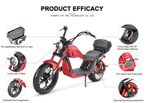 สกู๊ตเตอร์ EEC จีน ราคาดี รุ่นทันสมัย 60V 2000W พร้อมยางใหญ่และระบบกันสะเทือนคู่ - Product Image 2