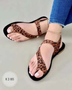 Sandales Plates Légères en PU Style <span class=keywords><strong>Espadrilles</strong></span> Léopard pour Femmes, Idéales pour l'Automne et la Mode Estivale - Product Image 4