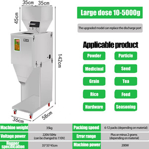 Máquina de Pesaje Semiautomática de 10-5000g para Granos, Dulces, Ferretería, Granos de Café, para Bolsas, Sobres, Botellas, Barriles, para Tabaco - Product Image 2