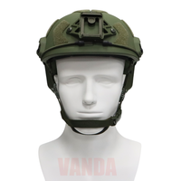 Casque tactique Vanda MICH2000 PE/Aramide vert olive 1,45 kg 0,132 m Protection