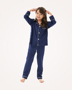 Famille papa <span class=keywords><strong>pyjama</strong></span> maman et moi correspondant pyjamas vêtements de nuit en bambou longue tuyauterie enfants enfants vêtements de détente ensembles - Product Image 4