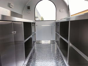 Chariot à hot-dogs blanc de 8ft x 6.6ft avec base d'évier de lavage des mains ensemble chariots à café de <span class=keywords><strong>table</strong></span> en acier inoxydable à vendre - Product Image 6