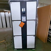 Casier de stockage intelligent préassemblé pour bureau de poste, livraison express, casier électronique RFID intelligent pour colis et bagages