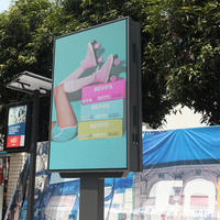 Pilier LED extérieur haute luminosité P3 P4 P5 LED panneau d'affichage d'écran publicitaire