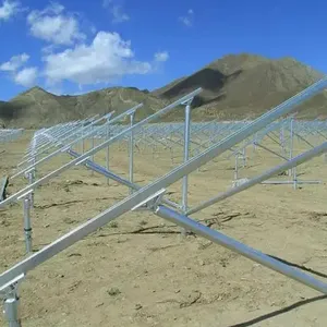 20 năm điện hỗ trợ năng lượng mặt trời gắn hệ thống PV mặt đất năng lượng mặt trời bảng điều khiển đứng cấu trúc