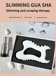 Planche de grattage en céramique coréenne Spot pour le visage et le <span class=keywords><strong>corps</strong></span> entier utiliser un masseur de visage en céramique <span class=keywords><strong>gua</strong></span> <span class=keywords><strong>sha</strong></span> - Product Image 5