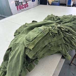 Chaqueta de Diseñador para Hombre, de Algodón Grueso con Cremallera, Estilo Vintage Lavado, Transpirable, Ecológica, Forrada, con Estampado, Personalizada, Desgastada y Decolorada por el Sol - Product Image 5