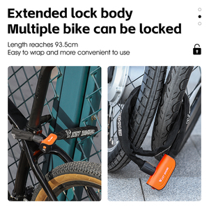 WEST BIKING Anti-Theft Cycling Equipment Electric Motorcycle Bicycle <strong>Lock</strong> Bicycle <strong>Lock</strong> Security Outdoor Bike Chain <strong>Lock</strong>