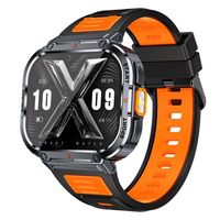 Montre connectée NX23 pour hommes, en promotion directe usine, appels Bluetooth, lampe de poche intégrée, étanche IP68, suivi sportif et de fitness