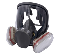 Masque à gaz GP-7 de style tactique avec filtre en silicone Respirateur de sécurité industrielle pour réponse d'urgence Gel de silice/caoutchouc