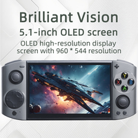 Nouvelle conception 09 Ultra Console de jeu portable Écran OLED HD de 5,1 pouces Console de jeu portable intégrée avec plus de 30 simulateurs