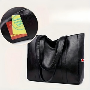 Ensemble de sacs fourre-tout de luxe pour femmes, imperméables, personnalisés, avec broderie, tendance, en PU, deux sacs ouverts, vente en gros, haute qualité, durables - Product Image 2
