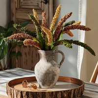 Vase en céramique pour la décoration de restaurants et cafés, vase à fleurs en porcelaine de qualité commerciale pour les lieux d'affaires et la décoration intérieure