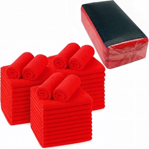 VANTUR Lot de 36 chiffons de nettoyage en microfibre 300 GSM, haute qualité, pour lavage de voiture et essuie-tout de cuisine - Product Image 1