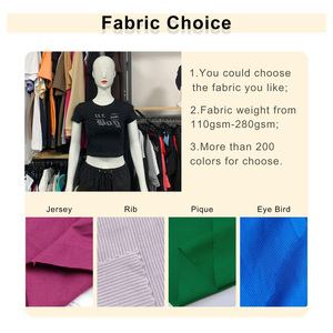 เสื้อยืดครอปแบบลำลองพิมพ์ลาย DTG ทรงสลิมฟิตเสื้อครอปสตรีทแวร์ฤดูร้อนสินค้ามาใหม่ - Product Image 3