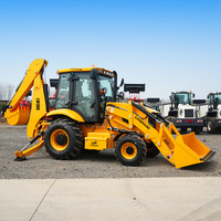 Backhoe Loader Proyek Pertambangan dan Pertanian 1.2m³ Pengangkatan dan Penanganan Material Harga Pabrik untuk Dijual