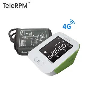 Sphygmomanometer 4G Blood Pressure Monitor Supplier TeleRPM Offers Professional Automatic Arm Connectable Cellular Sphygmomanometer With BP Cuff
