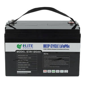 Batteria Ricaricabile Elite 12 Volt 120 Amp Litio 120ah 12v Lifepo4 12v 120ah Ciclo Profondo Batteria agli Ioni di Litio 120 Amp - Product Image 3