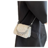 Sac à bandoulière de luxe rétro mini pour femme, tendance, avec chaîne, fermeture magnétique antivol, portefeuille à l'épaule, vente chaude