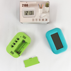 Mini Reloj Despertador Digital de Escritorio, con Batería, Pantalla LCD con Retroiluminación, Temperatura Inteligente, Calendario, Temporizador, para Estudiantes y Dormitorios - Product Image 5