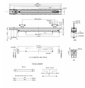 X32 Motor Fader-Potenciómetro deslizante motorizado de 100mm B10K Reemplazo del mezclador digital X32 Consola de mezcla Fader - Product Image 6