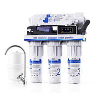 Système de filtration d'eau RO personnalisable par osmose inverse pour cuisines, capacité de traitement de 400 gallons par jour.