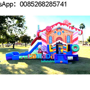 Castillo Inflable Comercial para Fiestas, Casa de Brinco con Tobogán Rosa, Combo de Brincolín Inflable en Oferta, el Mejor Castillo Inflable para Niños - Product Image 6