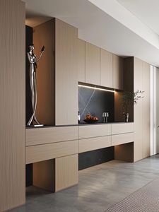 Muebles modernos para el hogar, armario de almacenamiento para sala de estar, Aparador de madera - Product Image 3