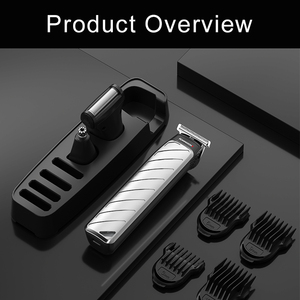 Tondeuse à cheveux professionnelle 3-en-1 rechargeable, tondeuse à barbe, tondeuse à poils de nez, étanche, pour la maison et l'extérieur - Product Image 6