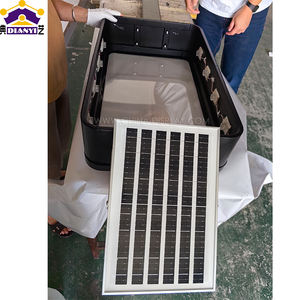 Panneau photovoltaïque Green Power, exposition en plein air, publicité imperméable, boîte lumineuse solaire double face - Product Image 4