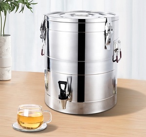 Stile europeo isolamento barile di acqua barile di acqua distributore di bevande in acciaio inox Thermos secchio <span class=keywords><strong>con</strong></span> <span class=keywords><strong>rubinetto</strong></span> - Product Image 1