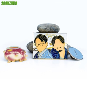 Pins de Esmalte Personalizados de Alta Calidad, Insignias de Solapa de Esmalte Suave para Fanáticos del <span class=keywords><strong>Manga</strong></span> y Amantes de la Animación, Venta al Por Mayor - Product Image 1