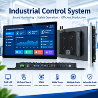 Ordinateur embarqué sans ventilateur étanche IP65, écran tactile industriel, PC 10,4-21,5 pouces, 350-500 nits, Intel Core I3/i5/i7