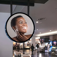 Écran LED circulaire portable IP65 facile à installer pour ascenseur, magasin, mariage, concert, événement, spectacle