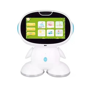 <span class=keywords><strong>Robot</strong></span> éducatif intelligent WiFi avec écran LCD de 7 pouces, reconnaissance vocale et musique/vocalisation pour enfants - Product Image 1