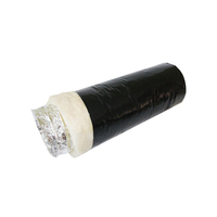 Conduit d'air Flexible isolé par Ventilation HVAC Conduit d'échappement en feuille d'aluminium Pièces de systèmes HVAC