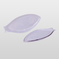 Assiette en mélamine couleur unie de qualité supérieure, résistante à la chaleur et incassable, idéale pour les plats chauds de restaurant et les services de traiteur de fruits de mer