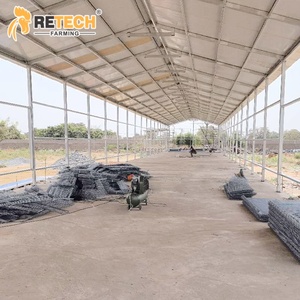 Nhúng Nóng Mạ Kẽm Pin Gia Cầm Trại Một Khung Hướng Dẫn Sử Dụng Lớp Lồng Gà - Product Image 6