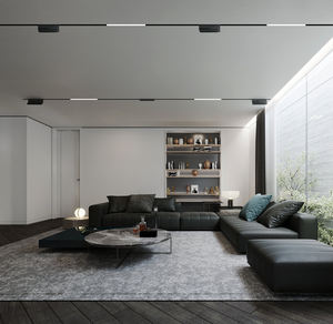 Comercial moderno 2700K 3000K 5000K galeria CCT 20W 30W 40W 50W trilho ajustavel luz led spot Track lights - Product Image 4