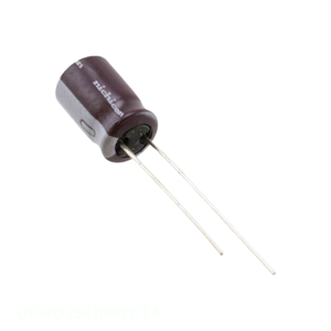 ตัวแทนจำหน่ายอย่างเป็นทางการ คาปาซิเตอร์อะลูมิเนียม 560UF 20% 6.3V แบบ Radial Through Hole รุ่น UPW0J561MPD1TA 560 ยูเอฟ - Product Image 1