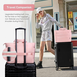 Bolso tote para mujer Baita, gran capacidad, con cremallera acolchada, múltiples bolsillos, uso diario, primavera 2024 - Product Image 2