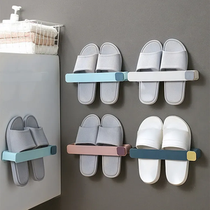 Wholesale Slipper <b>Storage</b> <b>Rack</b> Wall-mouted Organizers Space-saving <b>Shoes</b> Towel Bathroom Home Organization - Product Image 3
