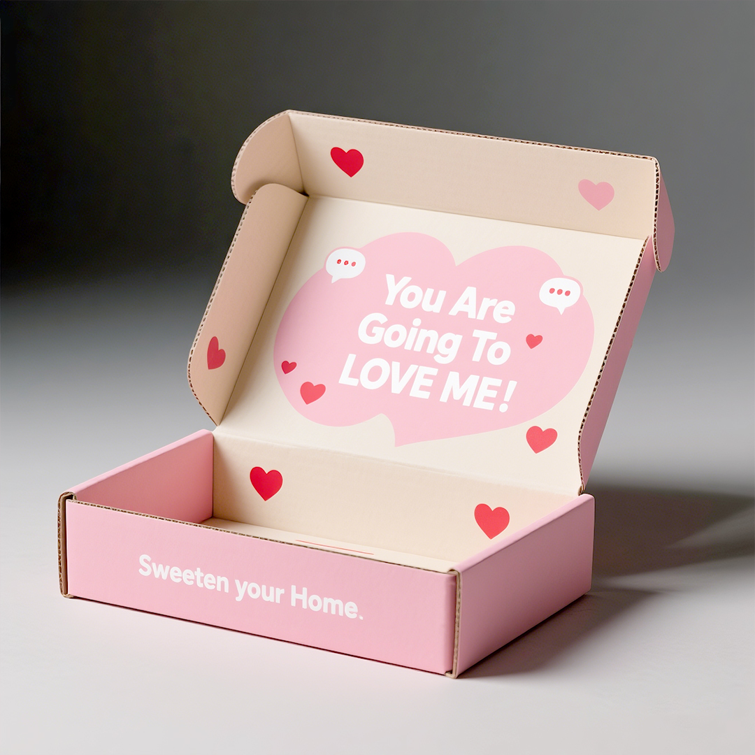 Изготовленный на заказ логотип Cajas Pink De Regalo Фиолетовый Цвет Косметическая Гофрированная упаковка почтовая коробка транспортировочные коробки бумажная коробка для самолетов