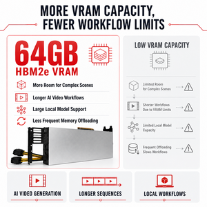 Video <b>Card</b> CMP 170hx GPU 8GB HBM2e 4480 CUDA Tarjetas Graficas 170HX PCIe 2.0 Module With Mod Capacitor Up To 16X Unlock <b>64GB</b> - Product Image 5