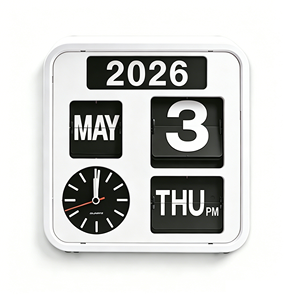 <span class=keywords><strong>Reloj</strong></span> de Pared con Calendario de Hojas Intercambiables para Decoración del Hogar - Product Image 2
